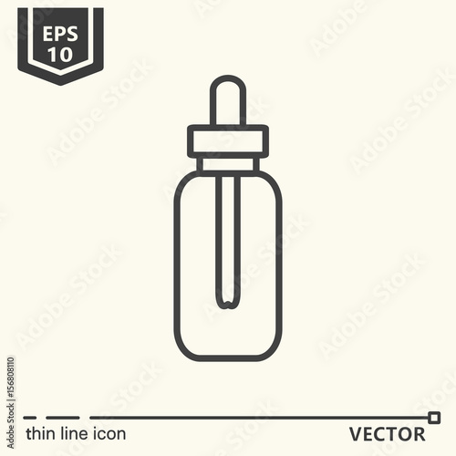 One icon - dropper bottle