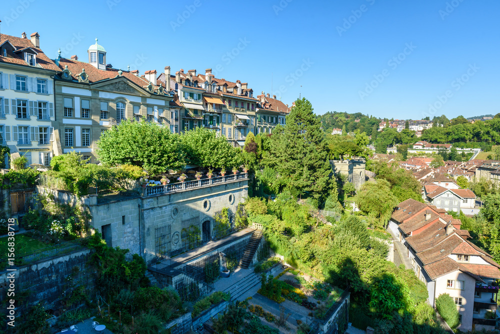 Historic old town in the center of Bern, Switzerland - travel destination - capital of switzerland Historic old town in the center of Bern, Switzerland - travel destination - capital of switzerland