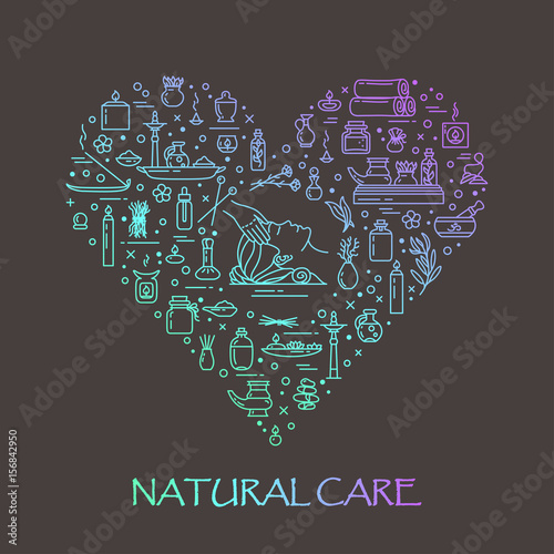 Vector illustration - Natural care