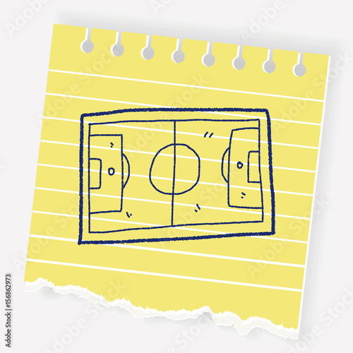 basketball court doodle