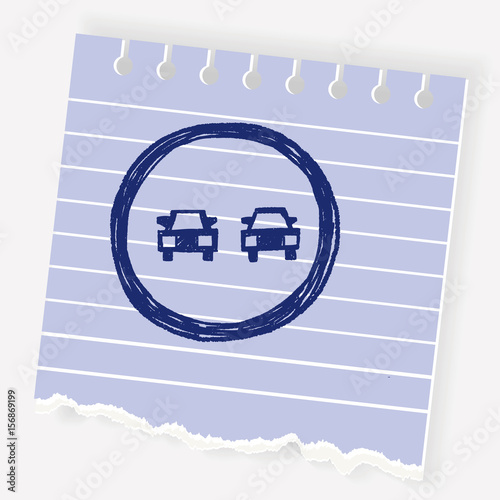 no overtaking doodle