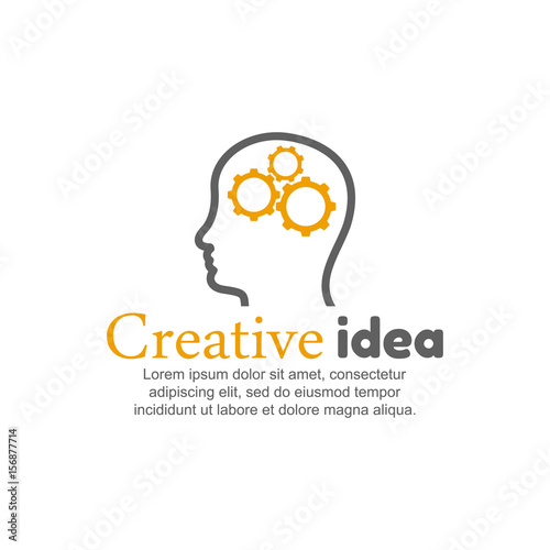 Template logo for creative idea