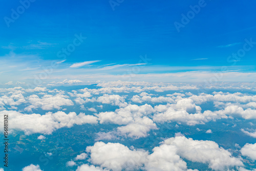 Fototapeta Naklejka Na Ścianę i Meble -  Blue sky with clouds .