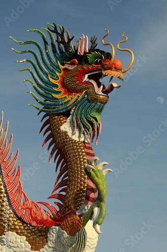 Chinese dragon image. © pongpol