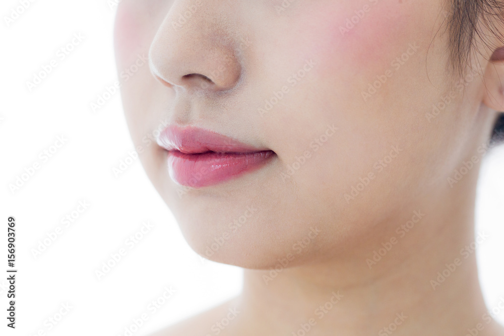 Obraz premium 唇クローズアップ