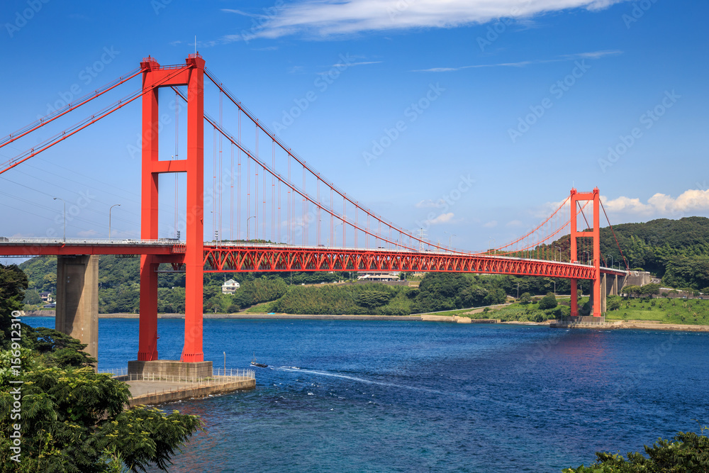 Fototapeta premium 平戸大橋＠長崎県平戸市
