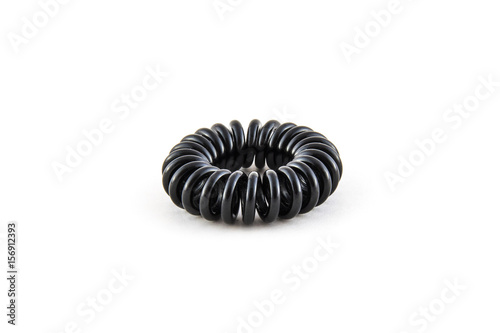 InvisiBobble True Black Hair Eraser isolated on white background photo. photo