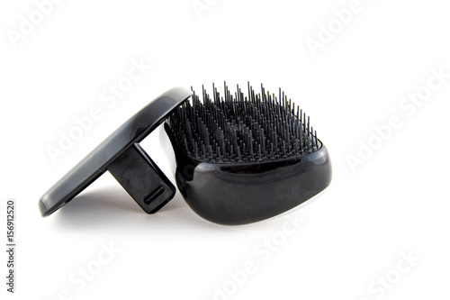 tangle teezer brush isolated photo. Beautiful picture, background, wallpaper photo