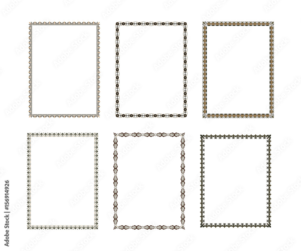 Vector decorative frame. Elegant element for design template, place for text. Floral border. Lace decor for birthday and greeting card, wedding invitation. Vector decorative frame. Elegant element for design template, place for text. Floral border. Lace decor for birthday and greeting card, wedding invitation.