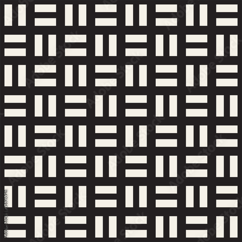 Shapes seamless pattern background. Stylish symmetric lattice.  Abstract geometric tiling mosaic