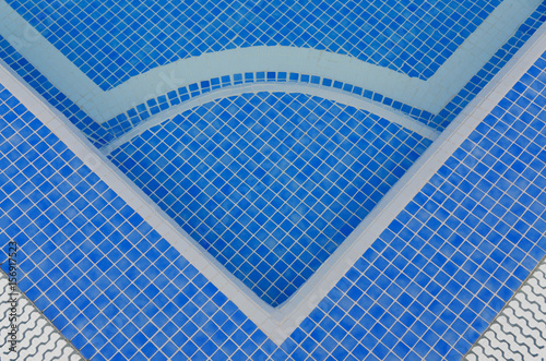 Swimming pool water for background or texture. Abstract geometric background.