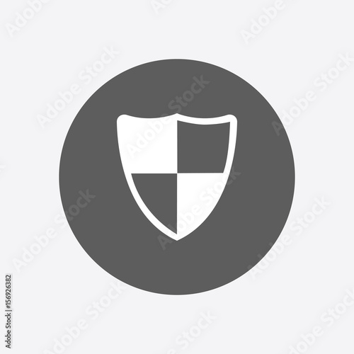 Shield icon. Protection concept.  Software designed to detect and destroy computer viruses.
