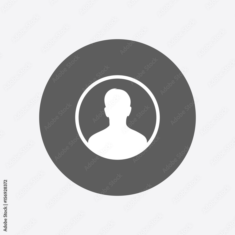 User sign icon. Person symbol. Human avatar.Flat style. User sign icon. Person symbol. Human avatar.Flat style.