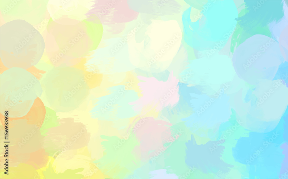 paint like pastel color splash abstract vector background