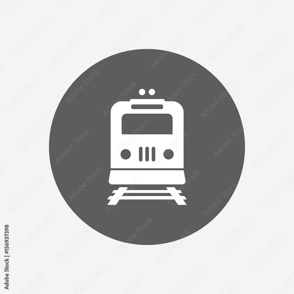 Train icon. Metro symbol. Railway station sign. Train icon. Metro symbol. Railway station sign.