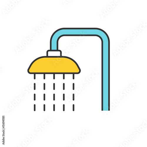 Shower color icon