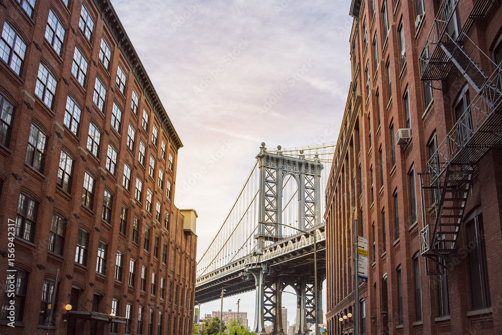 Obraz premium Manhattan Bridge NYC