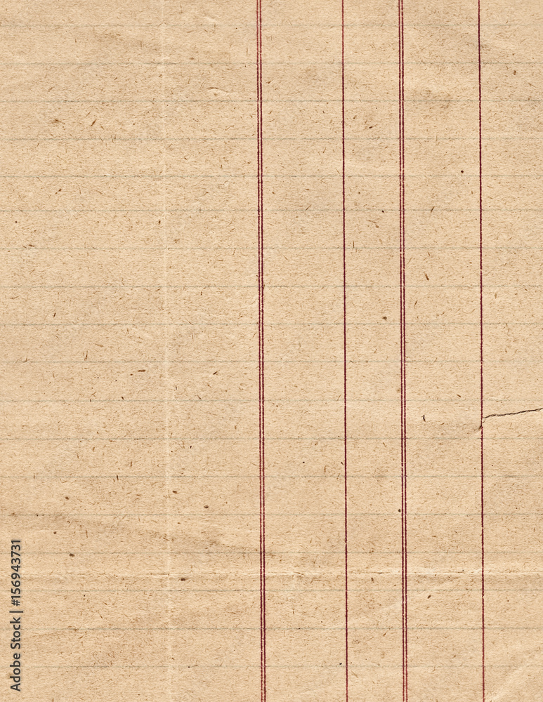 Fototapeta premium Old lined paper