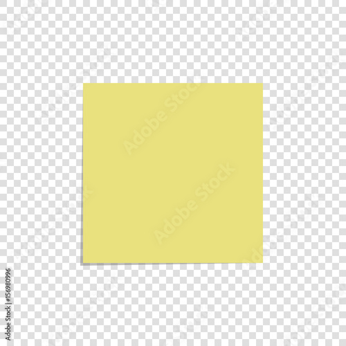 Sticky on transparent background