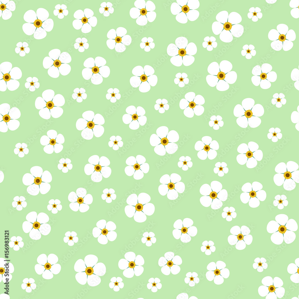 Flower seamless pattern. Fine texture with flowers
