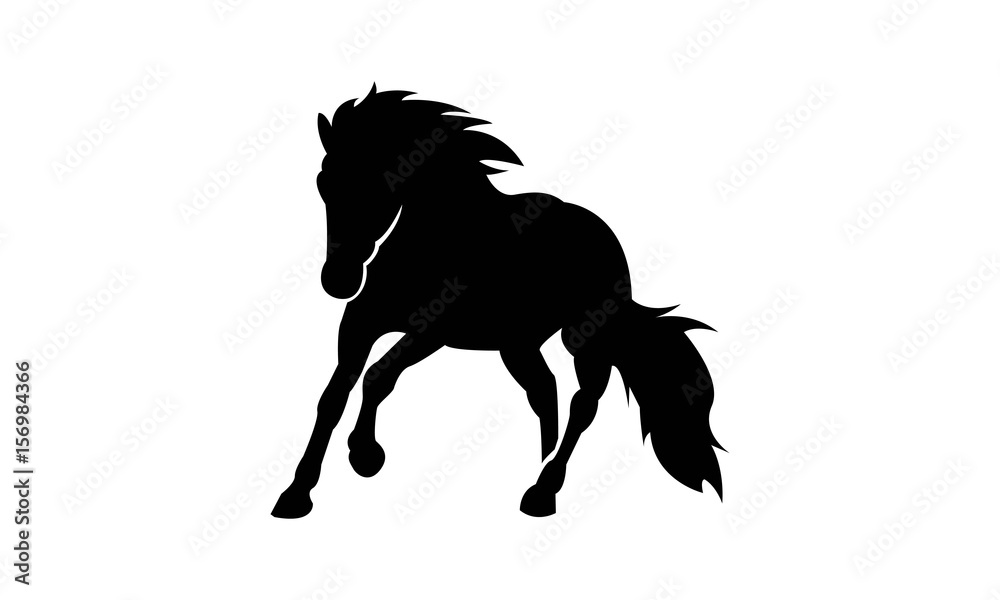 Horse Silhouette Logo Template Horse Silhouette Logo Template