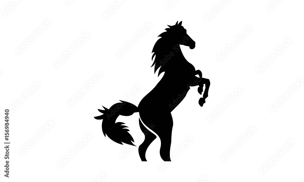 Horse Silhouette Logo Template Horse Silhouette Logo Template