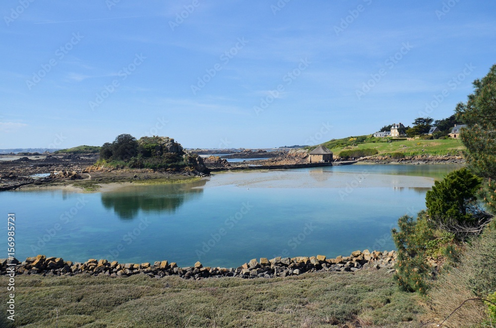 Obraz premium ile de brehat, bretagne