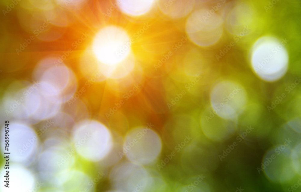 Green blurred background