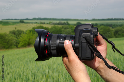 Photographer shoots nature