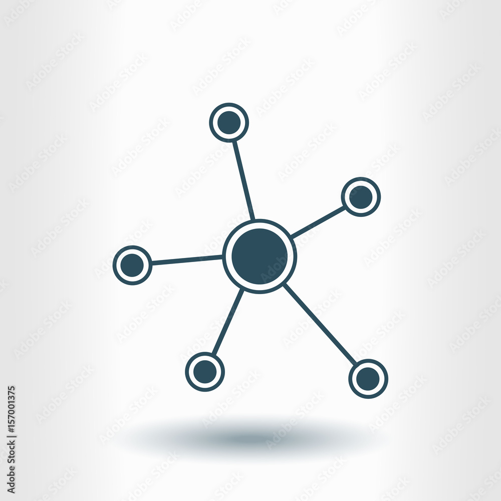 Social network single icon. Global technology. The network of social connections in the business. Social network single icon. Global technology. The network of social connections in the business.