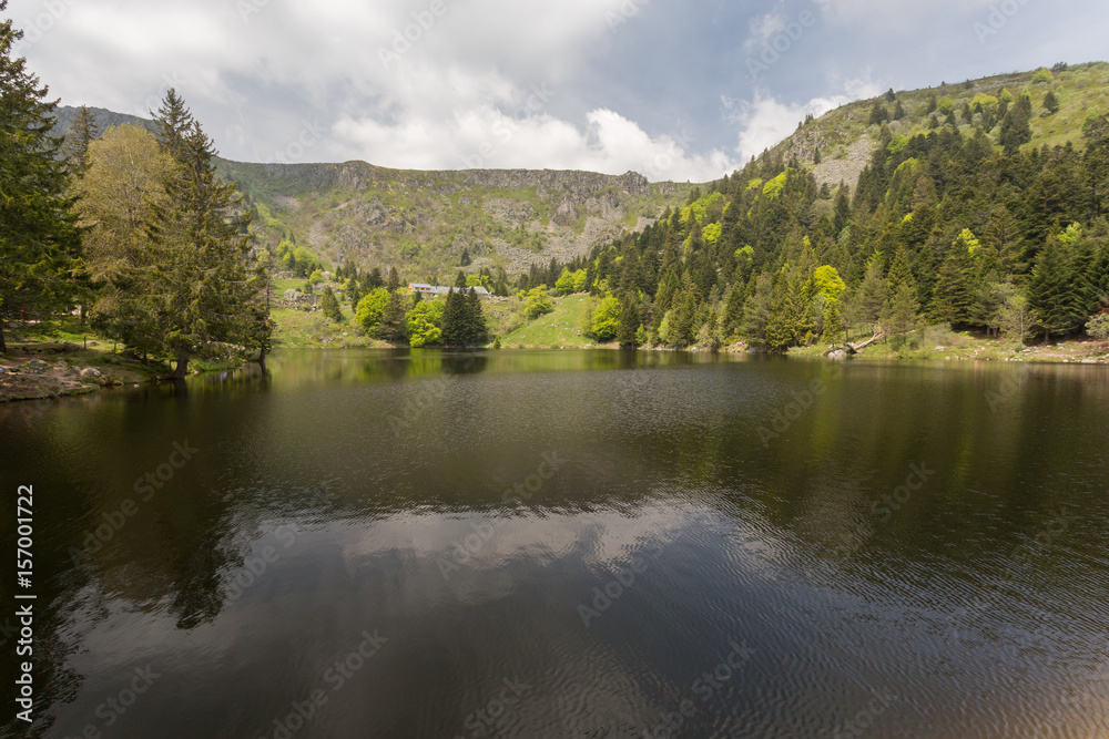 Lac des truites dans les vosges Lac des truites dans les vosges