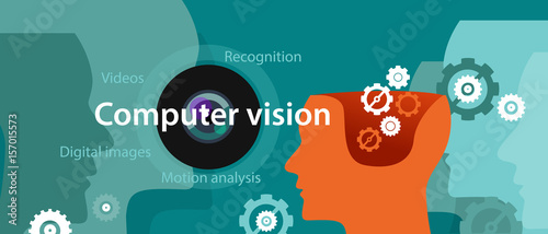 computer vision technology illustration digital image recognition