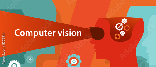 computer vision technology illustration digital image recognition
