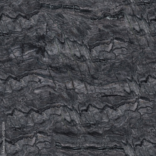 Black slate rock for design website, backgrounds. Seamless square texture, tile ready.