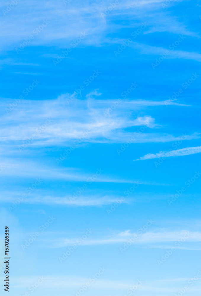 clouds in blue sky