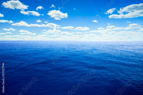  sky and blue ocean