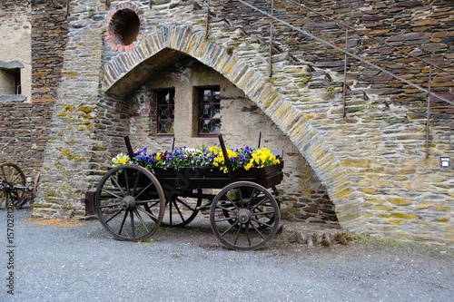 Mury zamku w Cochem , Niemcy photo