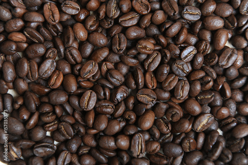 Tekstura ziaren kawy