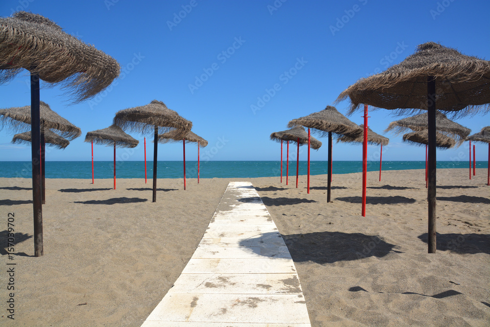 sombrillas en la playa sombrillas en la playa