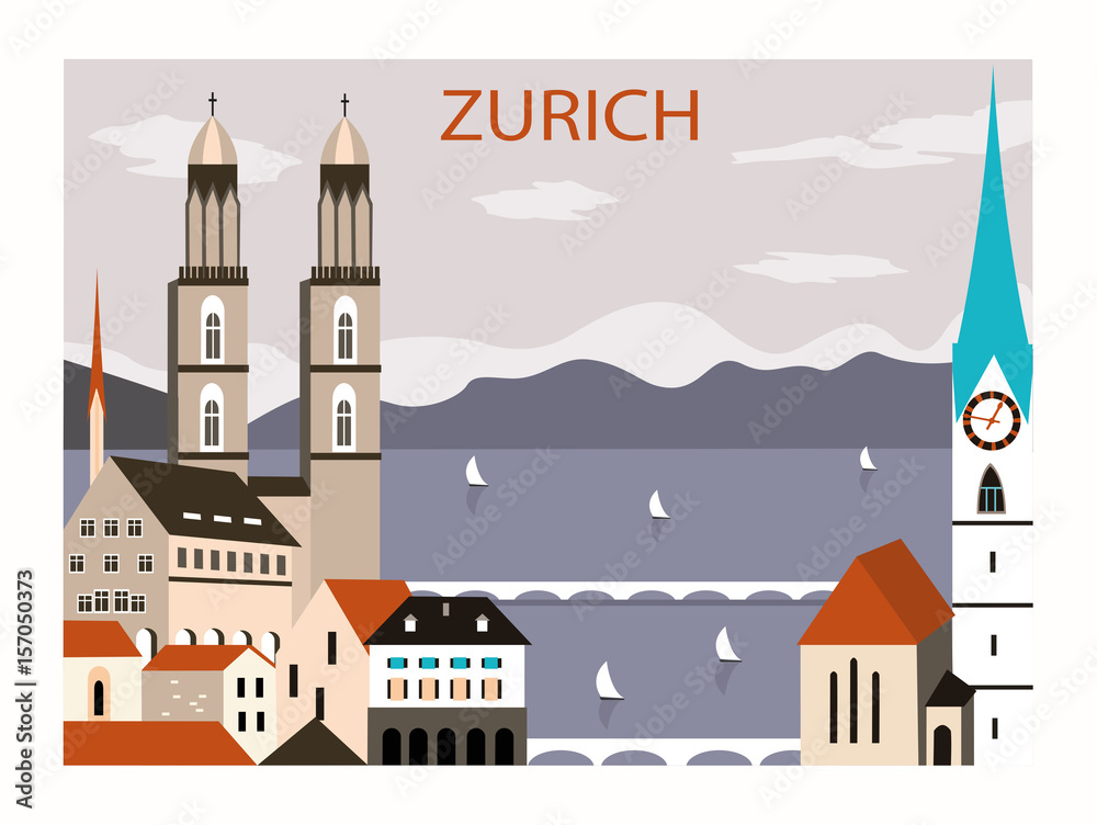 Zurich old city.