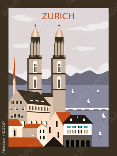 Zurich old city.