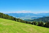 Blick vom Sommersberg ins Rheintal, Ostschweiz