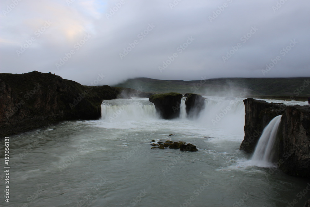 Iceland waterfall