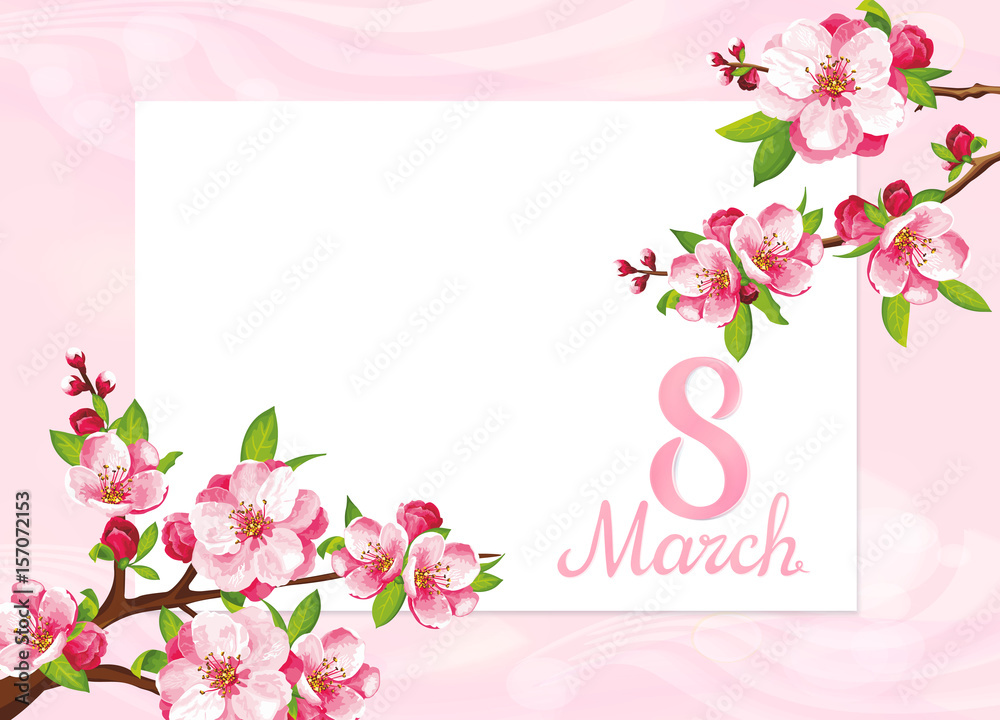 VECTOR eps 10. Japanese flowering on the branch with blue background. For Mother's day with beauty number 8.
VECTOR eps 10. Japanese flowering on the branch with blue background. For Mother's day with beauty number 8.