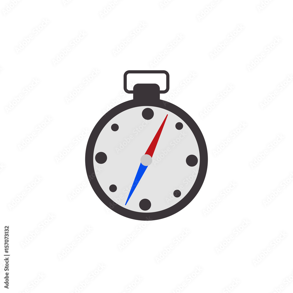Compass icon on the white background. Compass icon on the white background.