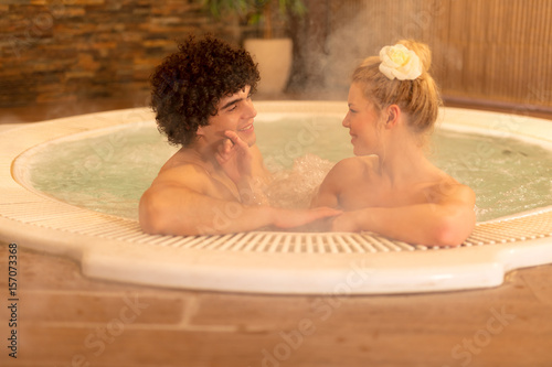 Couple At The Spa