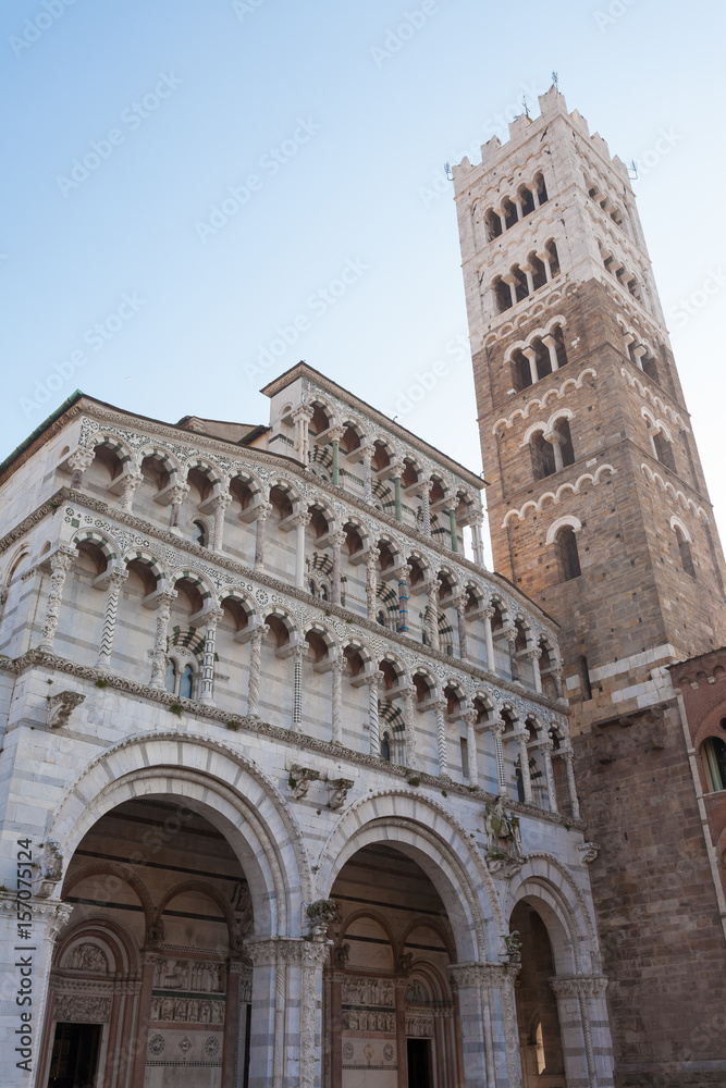Lucca cathedral. Tuscany, Italy