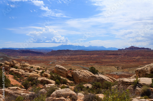 Panorama from Arches National Park, Utah. USA © elleonzebon