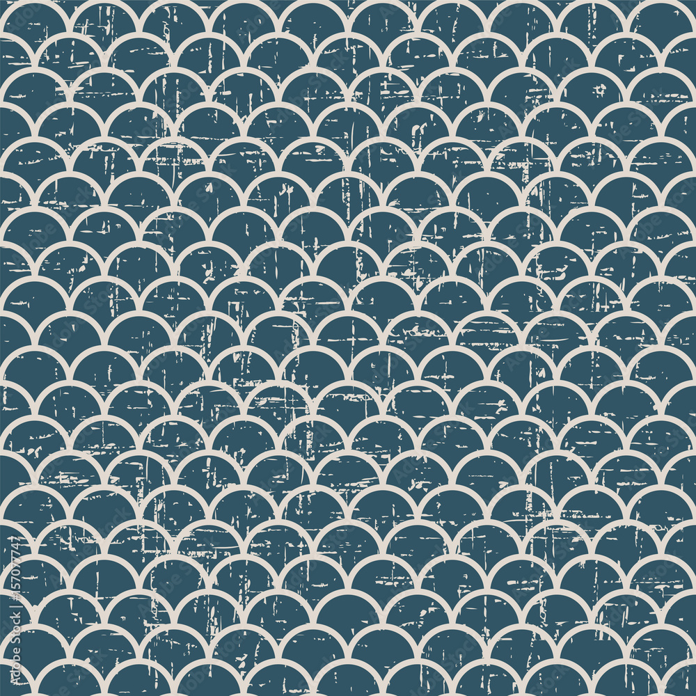 Antique Seamless retro worn out background Asian Chinese scale curve round cross frame Antique Seamless retro worn out background Asian Chinese scale curve round cross frame