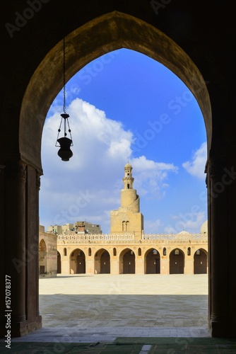 Ibn Tulun Mosque in Cairo, Egypt © Orhan Çam